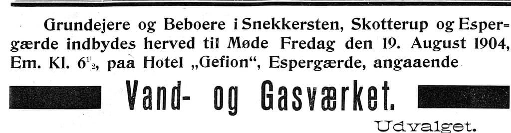 Annonce fra 1904