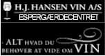 Sponsor HJ Hansen Vin